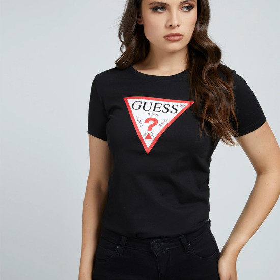 Guess Γυναικεία κοντομάνικη μπλούζα SS CN Original Tee